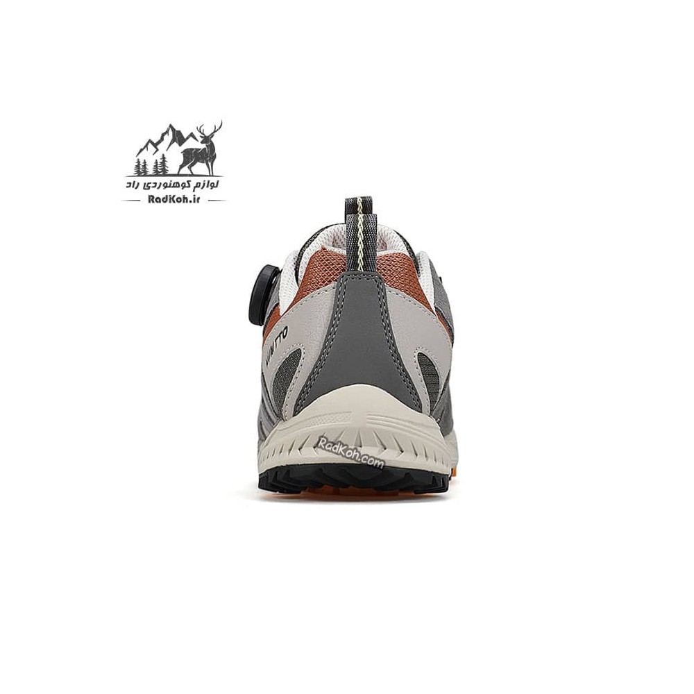 کفش هومتو مردانه مدل humtto 350311A-2 بند دیسکی رنگ خاکستری تیره