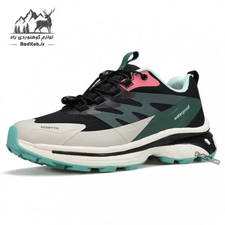 کفش پیاده روی هامتو زنانه مدل 850082B-4 رنگ مشکی/سبز