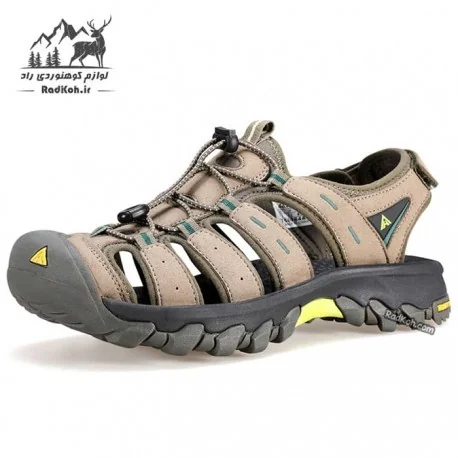 صندل طبیعت گردی مردانه هامتو مدل 750064A-3 رنگ خاکی