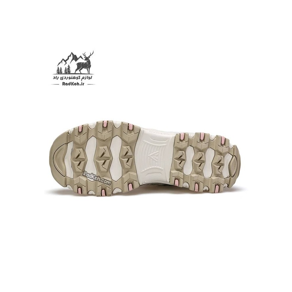 کفش طبیت گردی زنانه هامتو مدل HT2611-13 رنگ سفید/سبز
