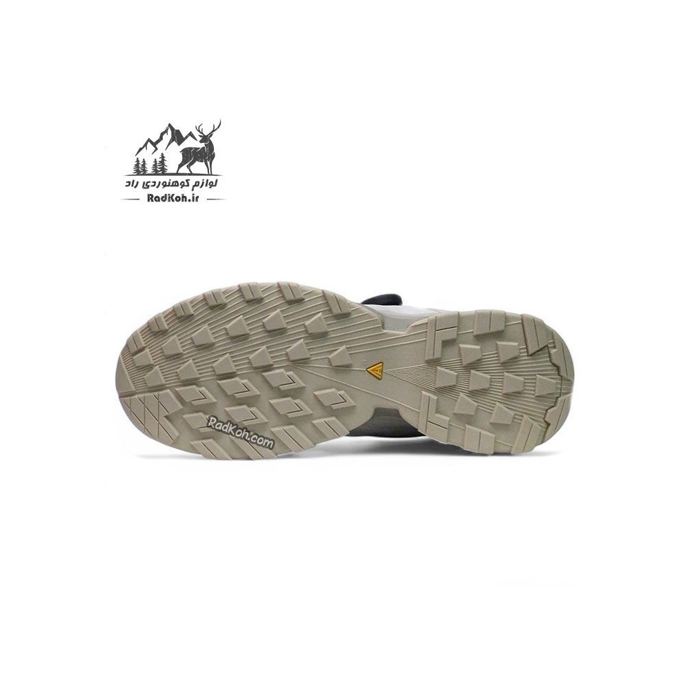 کفش پیاده روی هامتو مردانه مدل 350556A-5 بند دیسکی رنگ طوسی/سبز