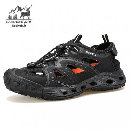 صندل مردانه هامتو مدل 650221A-6 رنگ مشکی