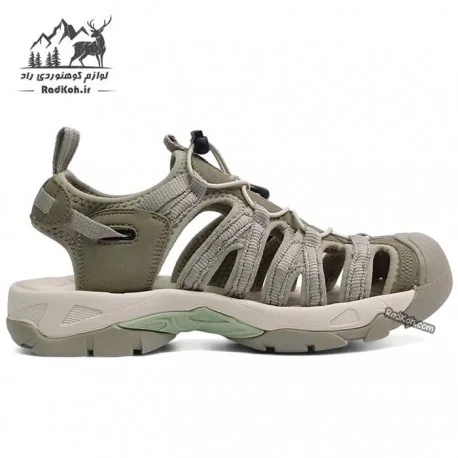 صندل زنانه مدل humtto 710442B-5 رنگ سبز زیتونی
