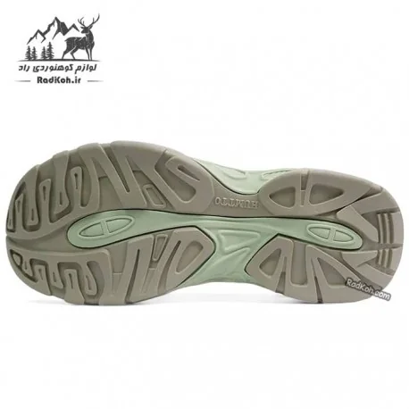 صندل هامتو زنانه مدل 710442B-5 رنگ سبز زیتونی