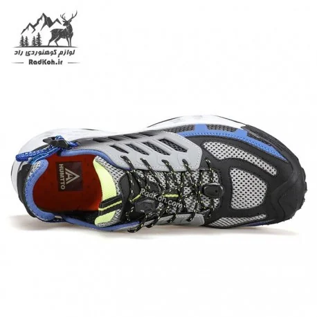 کفش پیاده روی مردانه هامتو مدل 650667A-3 رنگ مشکی/آبی