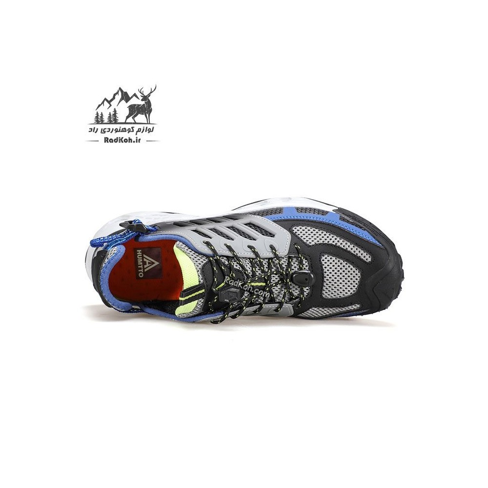 کفش پیاده روی مردانه هامتو مدل 650667A-3 رنگ مشکی/آبی