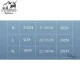 جدول راهنمای سایز دستکش گورتکس  Hector Step کد HS300