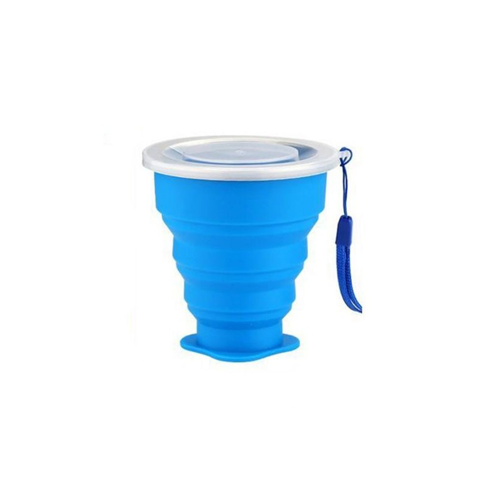 لیوان سیلیکونی تاشو کد L1 رنگ آبی