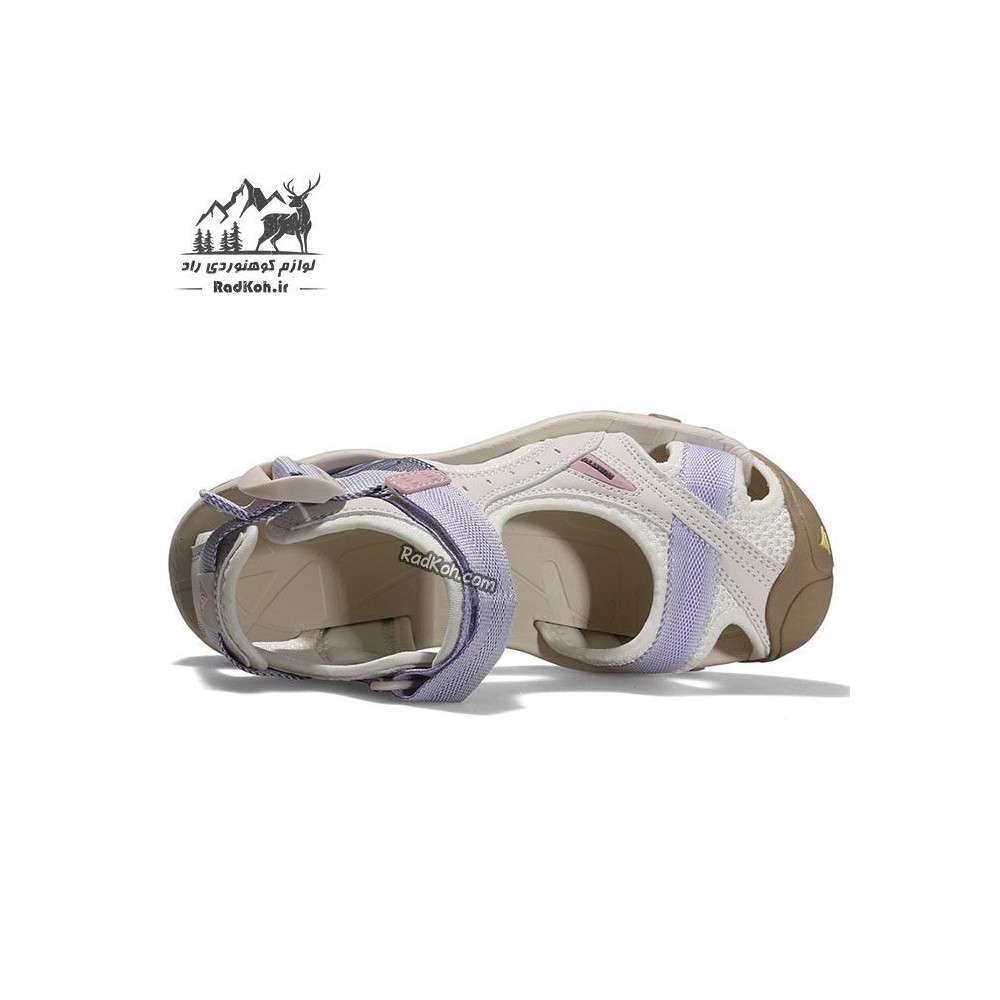 صندل هومتو زنانه مدل 9602-12 رنگ سفید/سوسنی