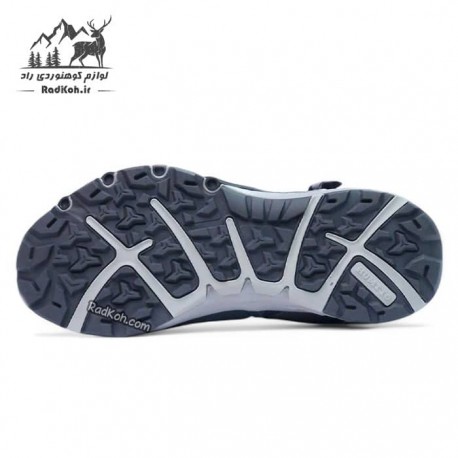 کفش مردانه هامتو مدل 610395A-4 رنگ خاکستری تیره/آبی فیروزه ای