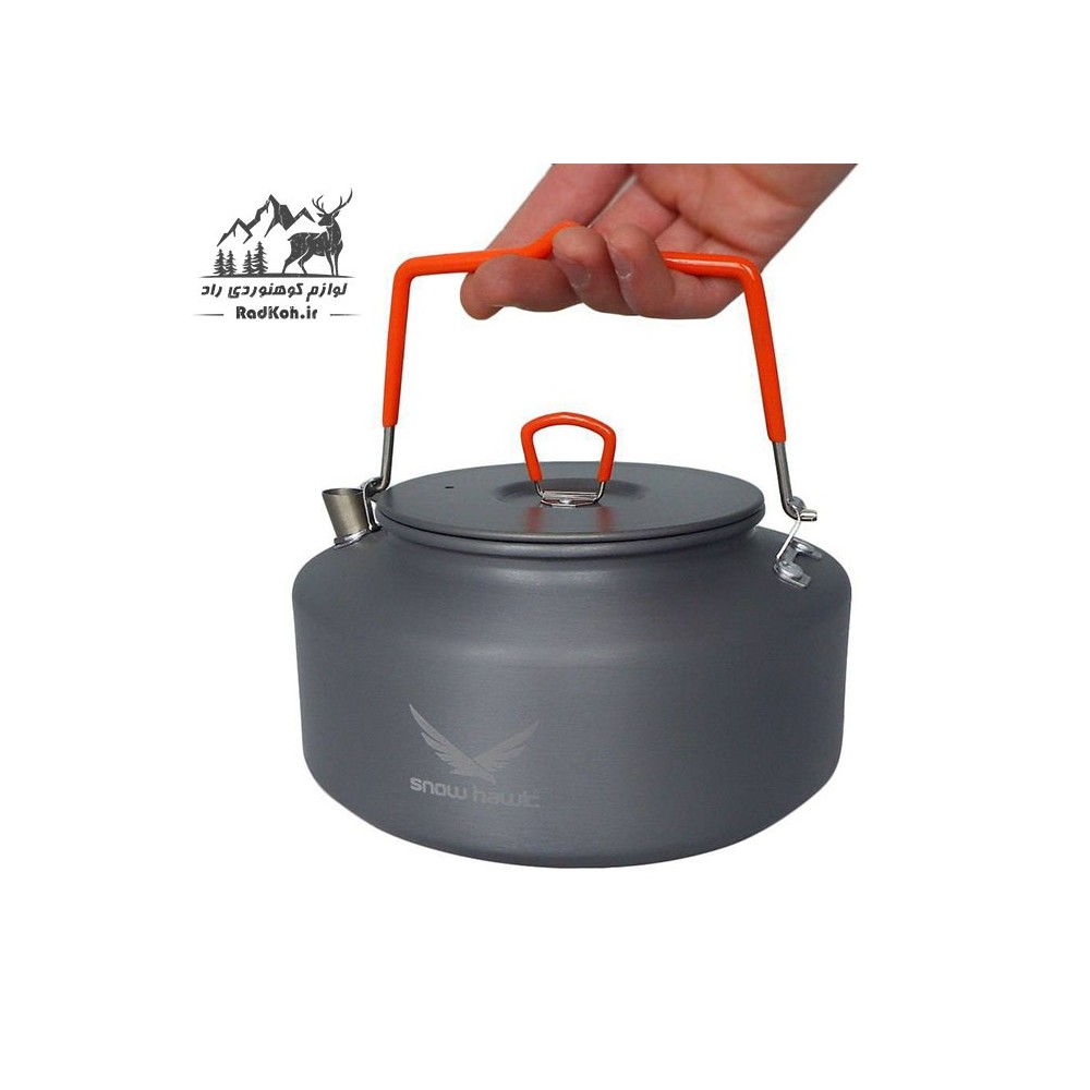کتری کمپینگ اسنوهاک مدل SN-CA رنگ نارنجی