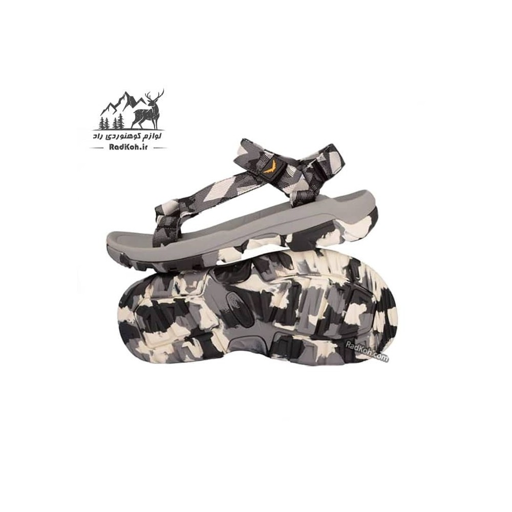 صندل اسنوهاک مردانه مدل Sepante کد SN-245 رنگ طوسی