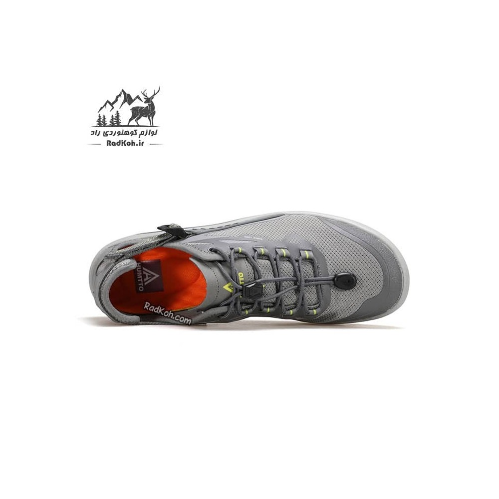 کفش پیاده روی مردانه هامتو مدل 360890A-5 رنگ خاکستری