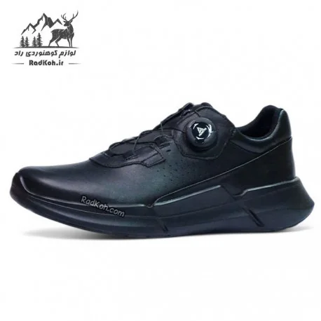 کفش روزمره چرم مردانه هامتو مدل 350528A-1 رنگ مشکی