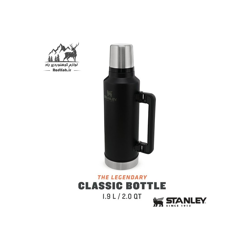 فلاسک 1.9 لیتری کلاسیک Stanley Classic Bottle 1.9L رنگ مشکی