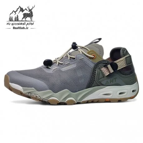 کفش صندل پیاده روی هومتو مردانه مدل 610395A-9 رنگ طوسی/سبز