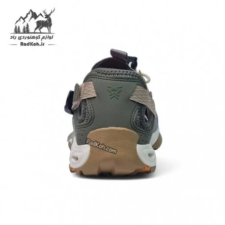 صندل هومتو مردانه مدل 610395A-9 رنگ طوسی/سبز