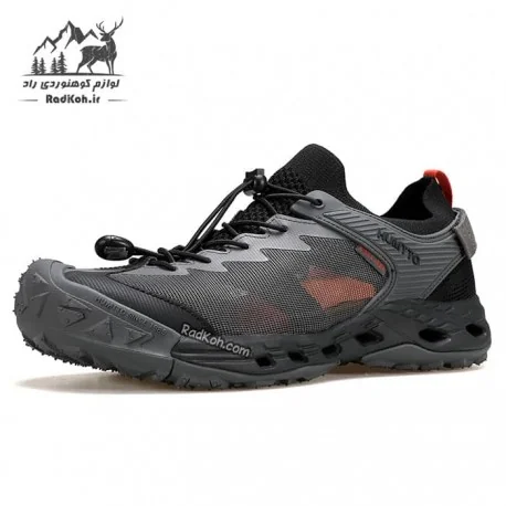 کفش پیاده روی مردانه هومتو مدل 660859A-2 رنگ خاکستری تیره