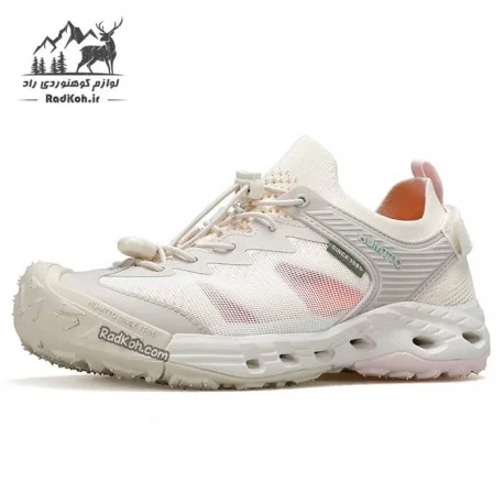 کفش طبیعت گردی زنانه هامتو مدل 660859B-2 رنگ کرم(بژ)/سبز
