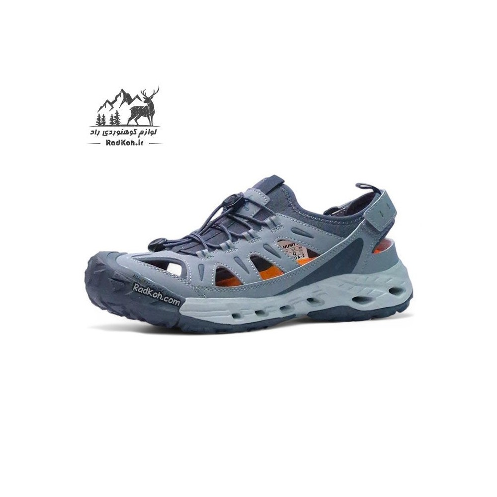صندل پیاده روی مردانه هامتو مدل 660830A-2 رنگ خاکستری