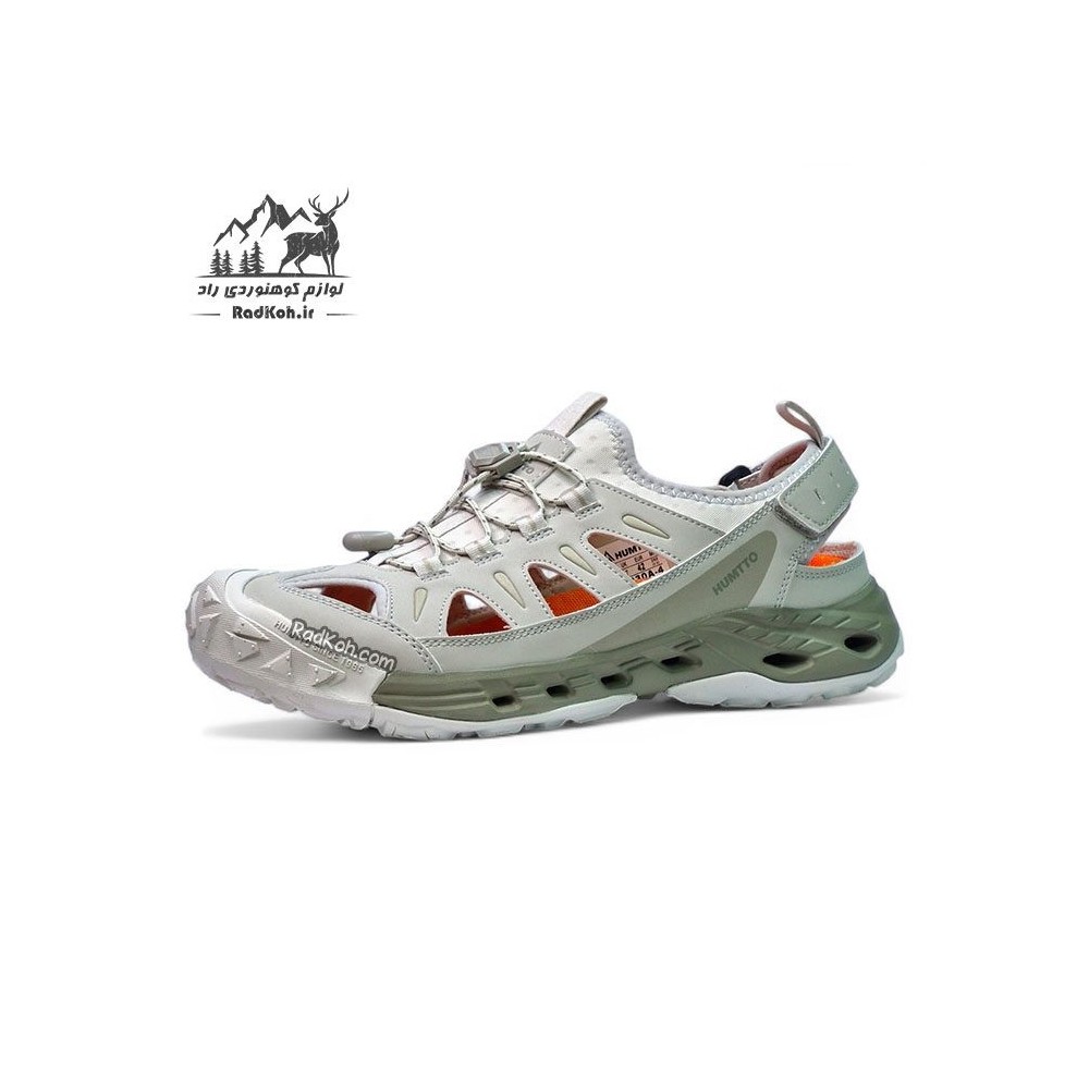صندل پیاده روی هامتو مردانه مدل 660830A-4 رنگ طوسی/سبز