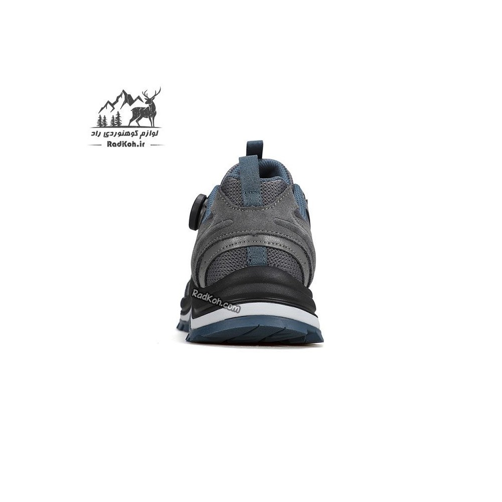 کفش رانینگ مردانه هامتو مدل 160482A-2 بند دیسکی رنگ خاکستری تیره