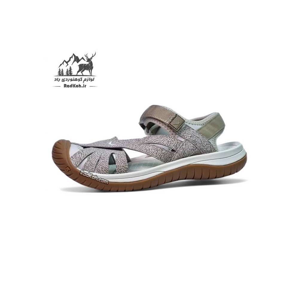 صندل طبیعت گردی زنانه اسنوهاک مدل Elaine کد SN-385-2 رنگ طوسی