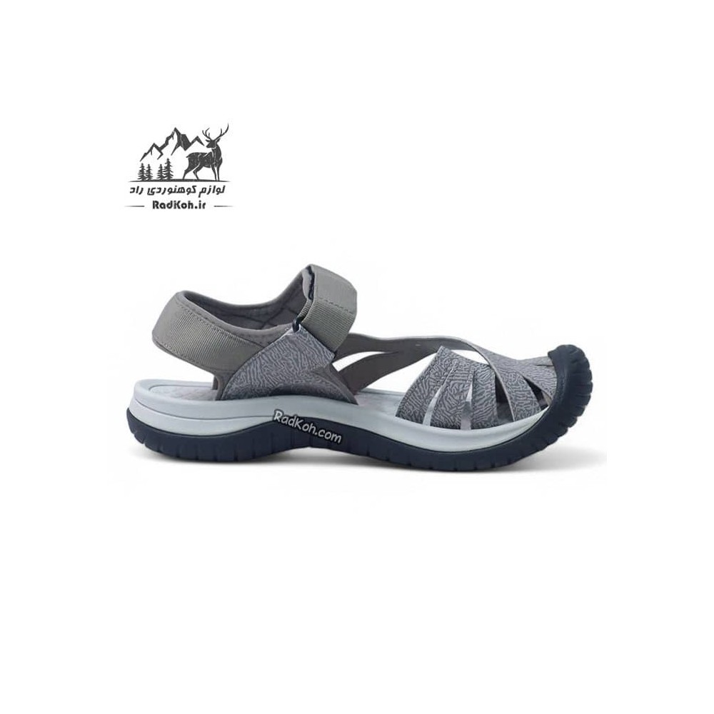 صندل مردانه طبیعت گردی اسنوهاک مدل King کد SN-375-2 رنگ طوسی