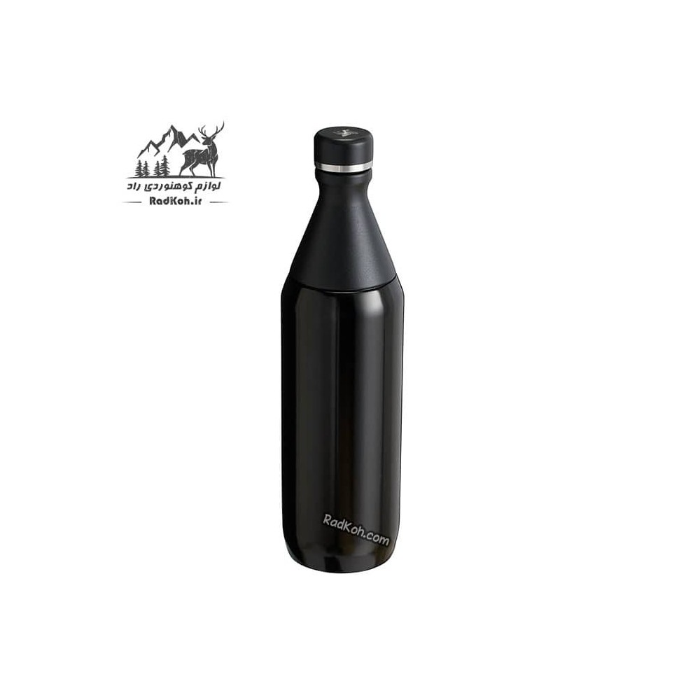 بطری 590 میلی لیتر مدل slim bottle رنگ مشکی (10-12069-024)