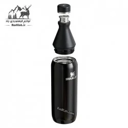 بطری slim bottle استنلی 590 میلی لیتر رنگ مشکی (10-12069-024)