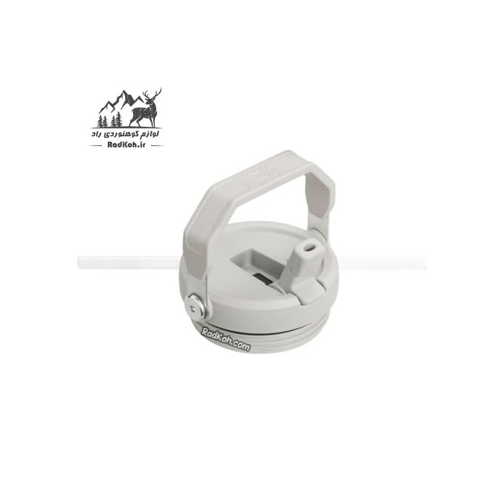 ماگ استنلی 880 میلی لیتر نی دار مدل FLIP STRAW TUMBLER 0.88L رنگ طوسی