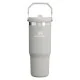 تراول ماگ استنلی 880 میلی لیتر نی دار مدل FLIP STRAW TUMBLER 0.88L رنگ طوسی
