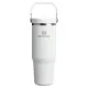 تراول ماگ 880 میلی لیتر استنلی نی دار مدل FLIP STRAW TUMBLER 0.88L رنگ سفید