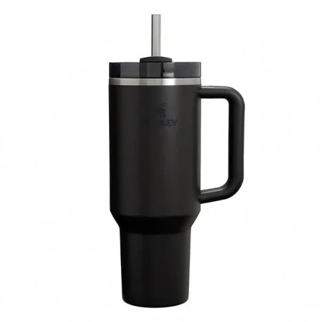 ماگ استنلی نی دار 1.18 لیتر مدل Quencher H2.0 Tumbler 1.18 L رنگ مشکی