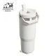 تراول ماگ استنلی نی دار مدل FLIP STRAW TUMBLER 0.88L رنگ سفید