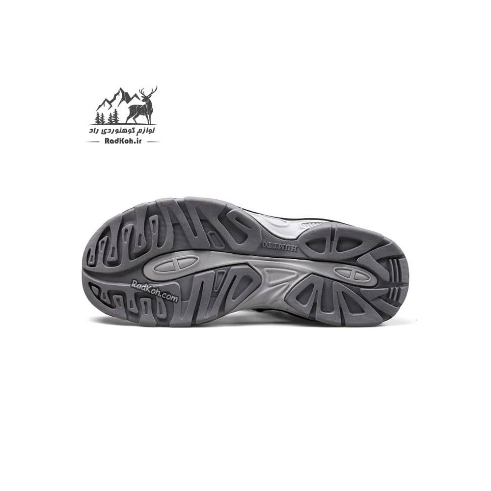 صندل پیاده روی زنانه هامتو مدل 9602-19 رنگ خاکستری تیره