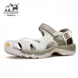 صندل پیاده روی زنانه هامتو مدل 9602-17 رنگ طوسی/سبز تیره