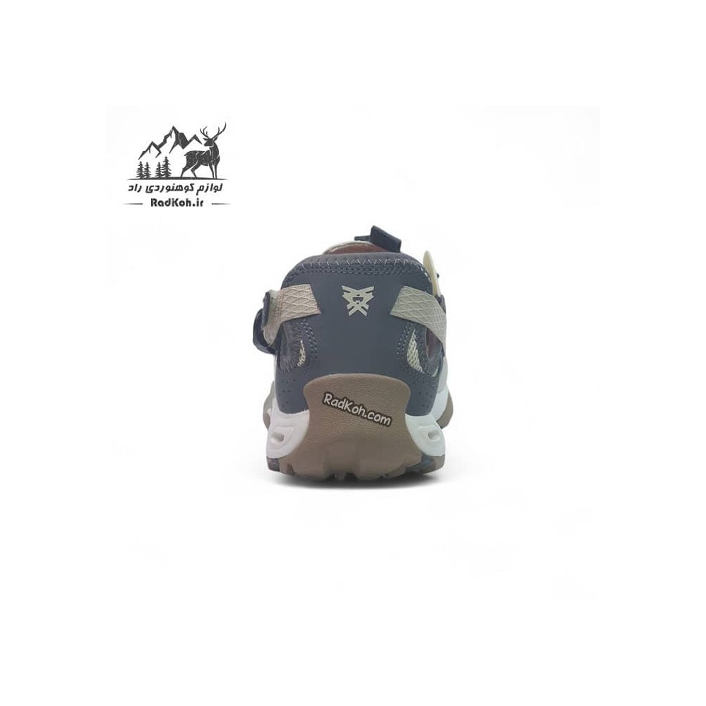 صندل هومتو مردانه مدل 640717A-4 رنگ بژ/خاکستری