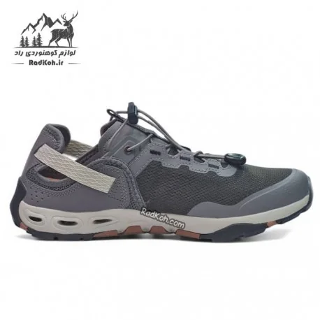 صندل هامتو مردانه مدل 640717A-11 رنگ طوسی/سبز