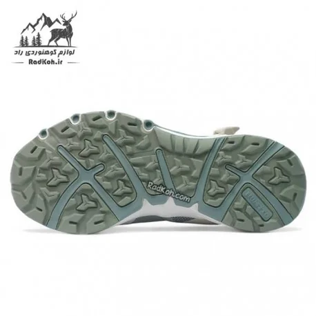 صندل زنانه هامتو مدل 640717B-13 رنگ سبز/بژ