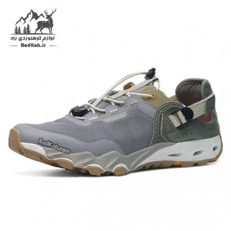 کفش صندل مردانه هومتو مدل 640717A-1 رنگ طوسی/سبز