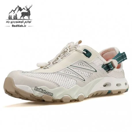 کفش صندل پیاده روی هامتو زنانه مدل 660958B-3 رنگ کرم(بژ)/سبز