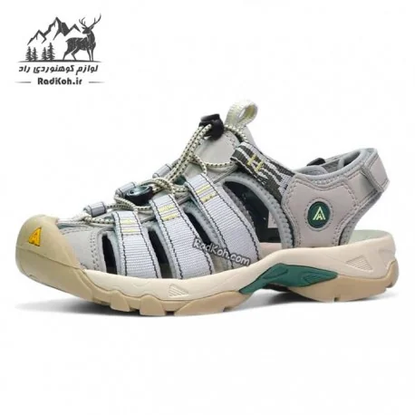 صندل پیاده روی هامتو زنانه مدل 710445B-21 رنگ طوسی/سبز تیره