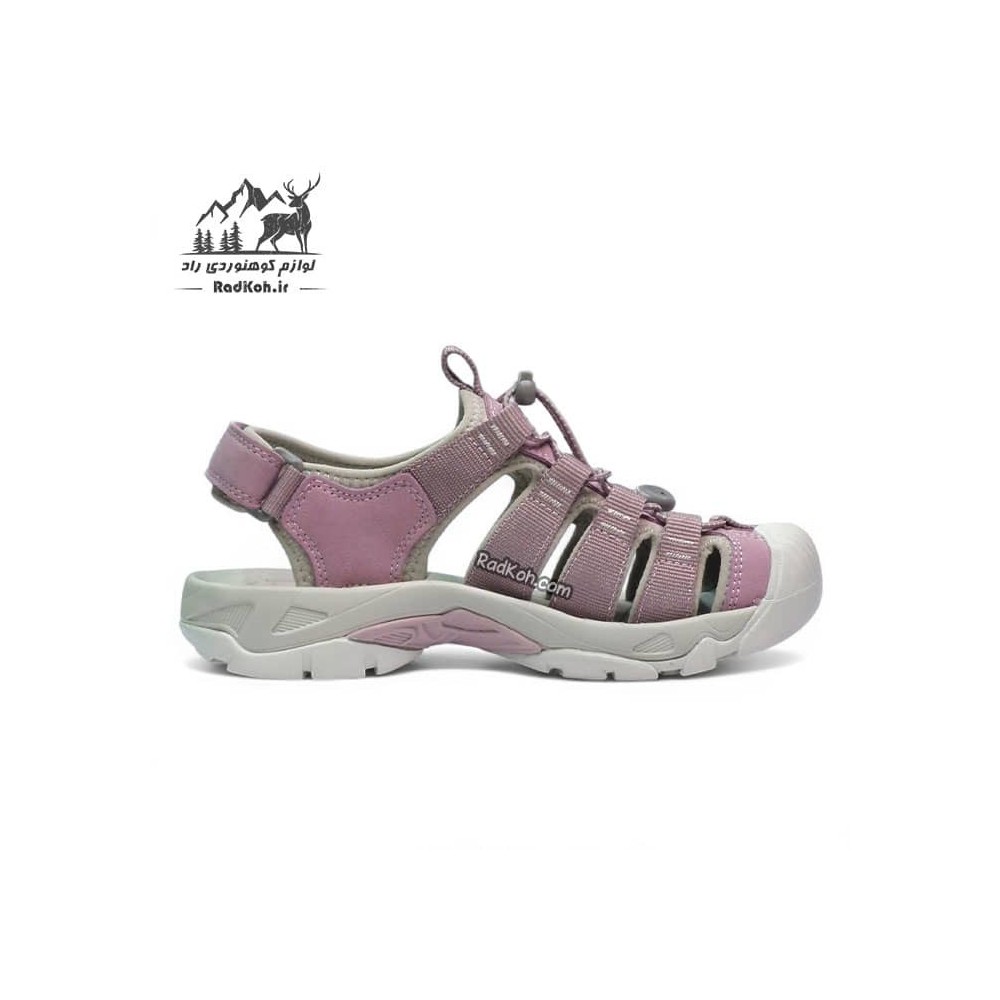 صندل طبیعت گردی زنانه هامتو مدل 710445B-30 رنگ طوسی/یاسی