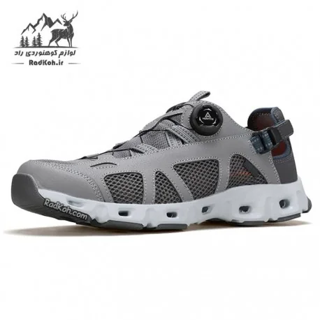 کفش صندل مردانه هومتو مدل 660426A-2 رنگ خاکستری