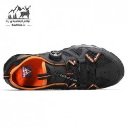 کفش پیاده روی مردانه هامتو مدل 660906A-3 رنگ مشکی/نارنجی