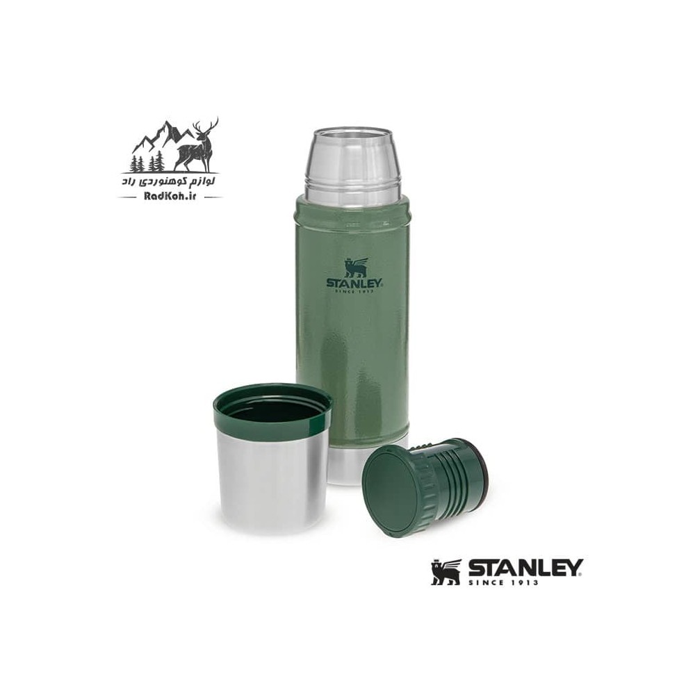 فلاسک استنلی کلاسیک مدل Classic Bottle 0.47 L رنگ سبز