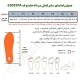 جدول راهنمای سایز کفش مردانه هامتو مدل 1-620829A رنگ مشکی