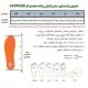 جدول راهنمای سایز کفش زنانه هامتو مدل 660906B-1 رنگ سفید/صورتی