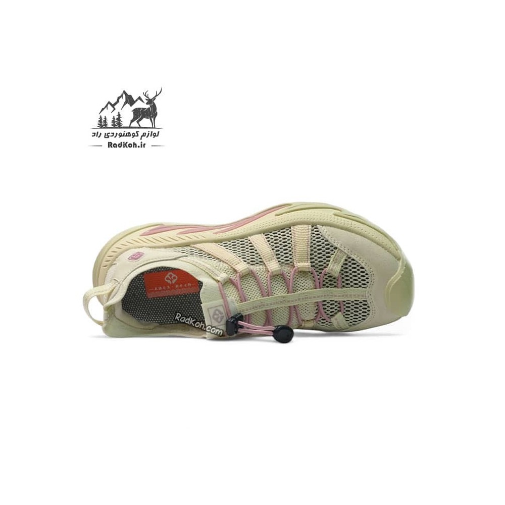 کتانی رویال سالامان زنانه کد SLM97100W8 رنگ کرم(بژ)